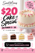 Annual Cake Sale - $20 Cakes